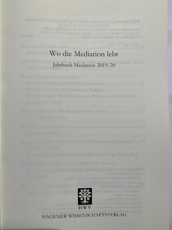 Jahrbuch Mediation 201902