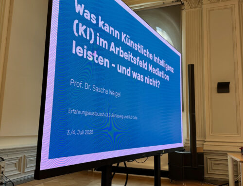 Vortrag: Mediation an Oberlandesgerichten – OLG Celle & OLG Schleswig – Erfahrungsaustausch 4. Juli 2025